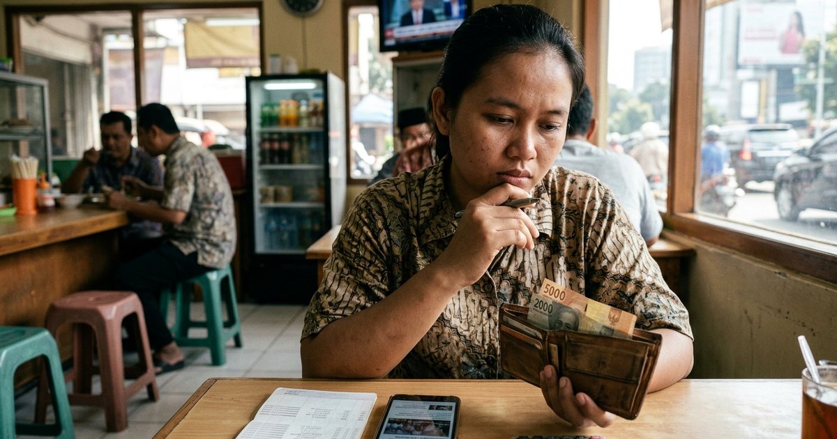 Ilustrasi artikel: Kenapa Dompet Tipis padahal Ekonomi RI Tumbuh?