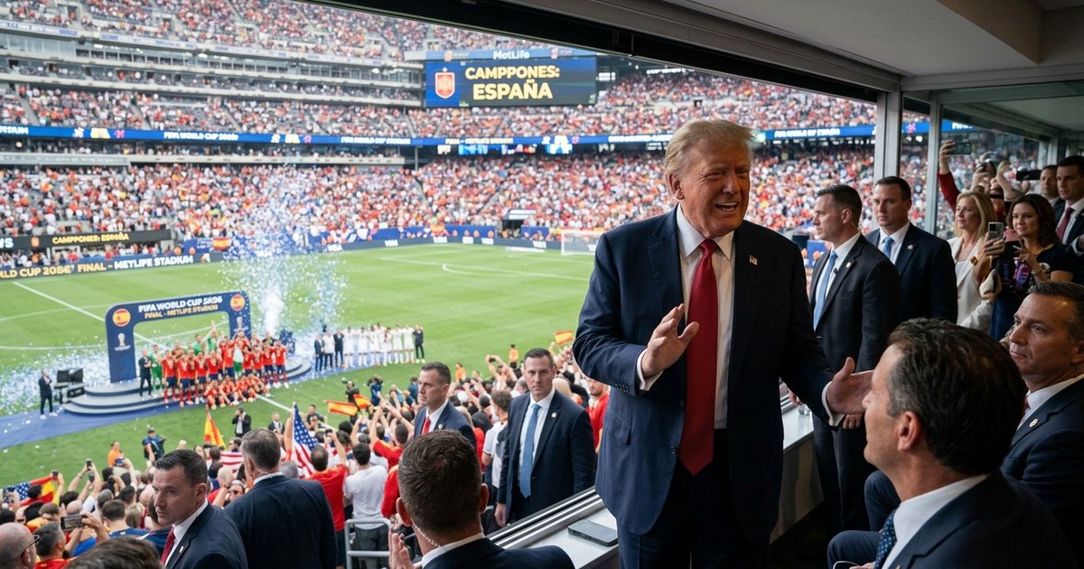 Ilustrasi artikel: Momen Heboh Trump World Cup 2026 di Final MetLife