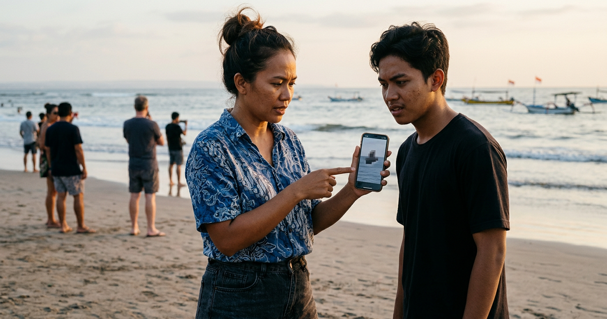 Ilustrasi artikel: Penampakan Misterius di Pantai Bali Bikin Heboh Netizen Hari Ini
