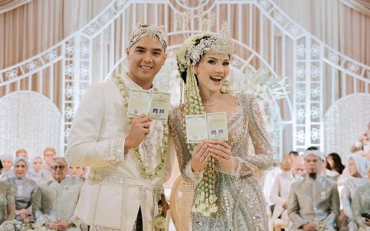 sah al ghazali dan alyssa daguise resmi menikah