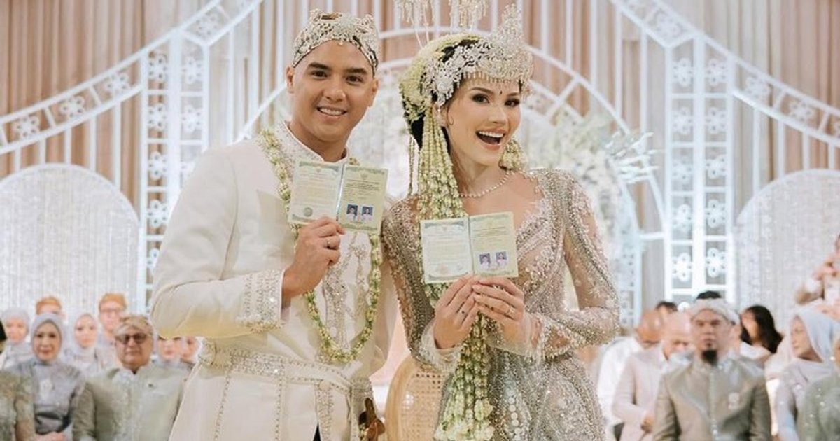 Ilustrasi artikel: sah al ghazali dan alyssa daguise resmi menikah