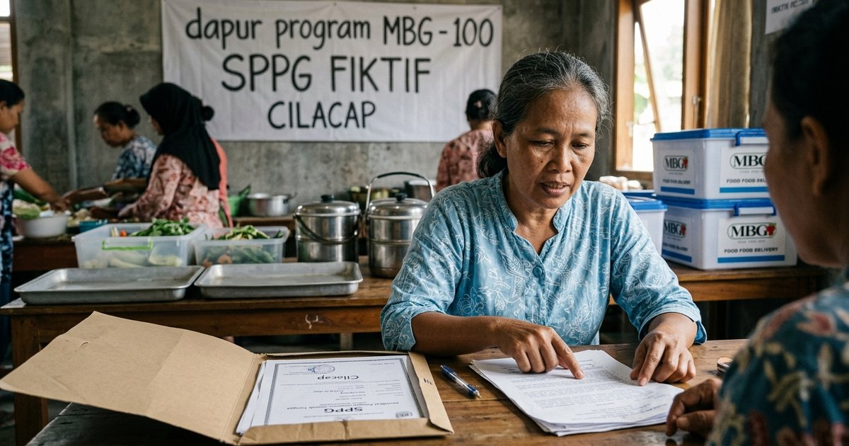 Ilustrasi artikel: Fakta Kasus SPPG Fiktif Cilacap dan Modus Korupsi MBG