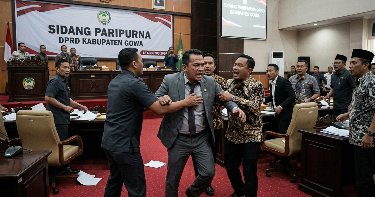 Ilustrasi artikel: Penyebab Rapat DPRD Gowa Ricuh dan Kronologinya