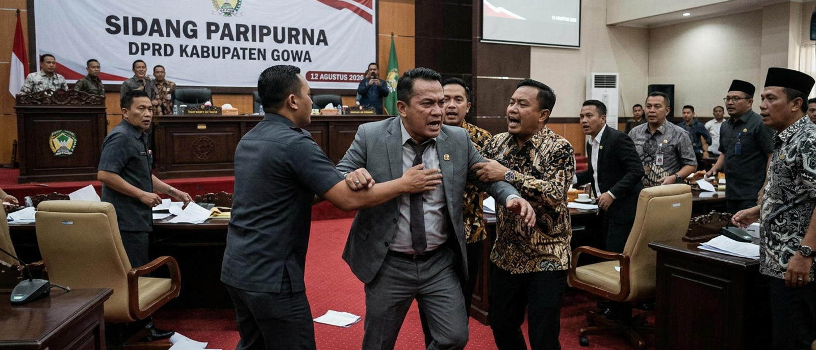 Penyebab Rapat DPRD Gowa Ricuh dan Kronologinya