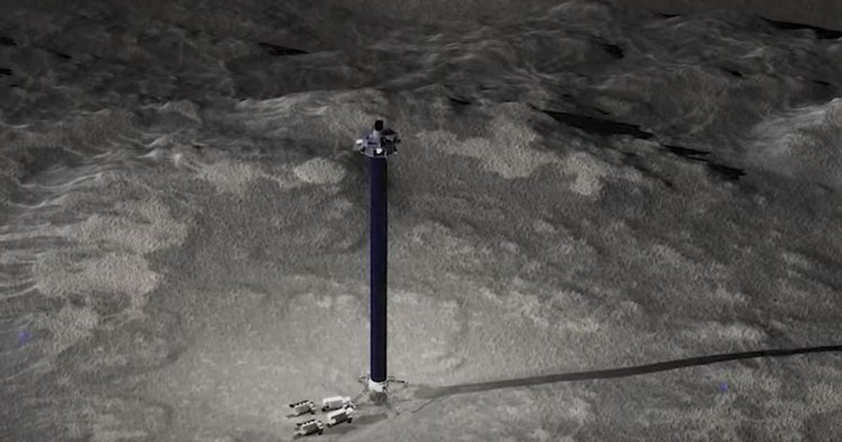 Ilustrasi artikel: Menara Lampu Hampir Setinggi Monas Akan Dibangun di Bulan, Untuk Apa?
