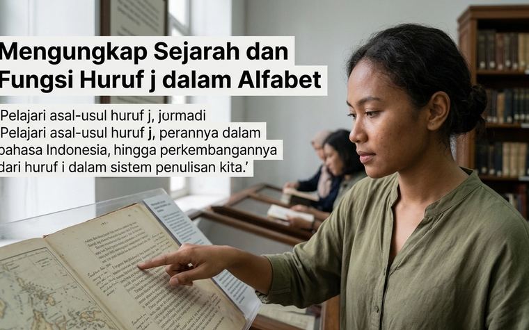 Mengungkap Sejarah dan Fungsi Huruf j dalam Alfabet