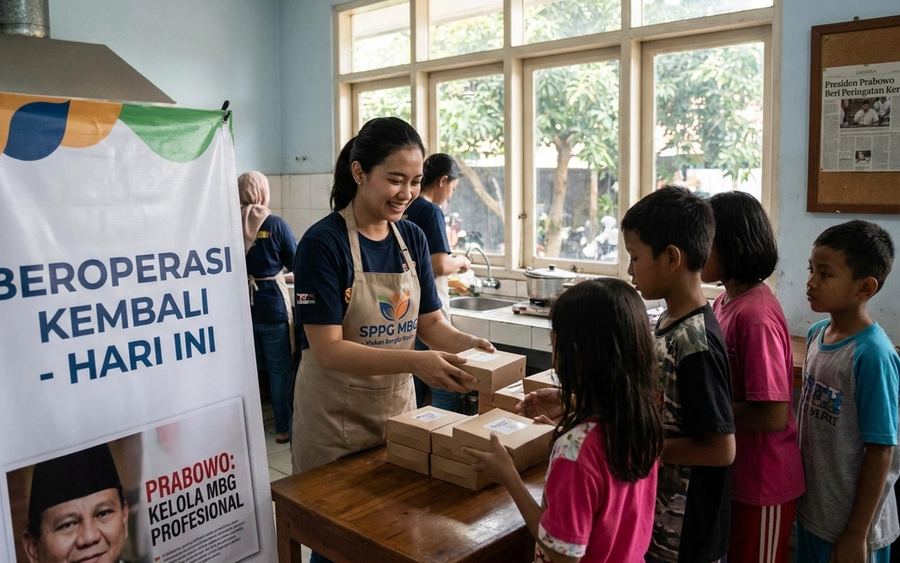 SPPG MBG Beroperasi Lagi Hari Ini, Prabowo Beri Peringatan Keras