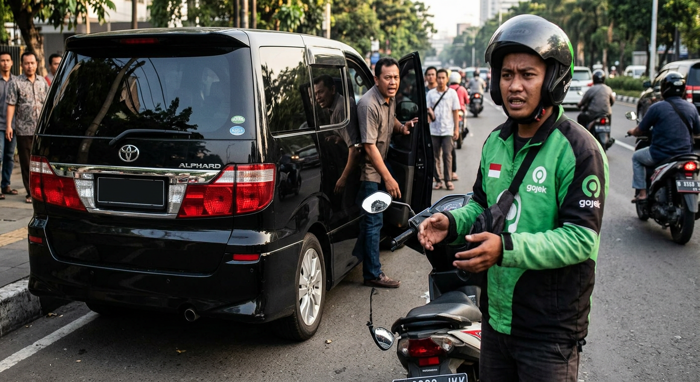 Kronologi Lengkap Pengemudi Alph yang Viral di Sosmed