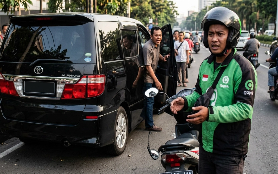 Kronologi Lengkap Pengemudi Alph yang Viral di Sosmed