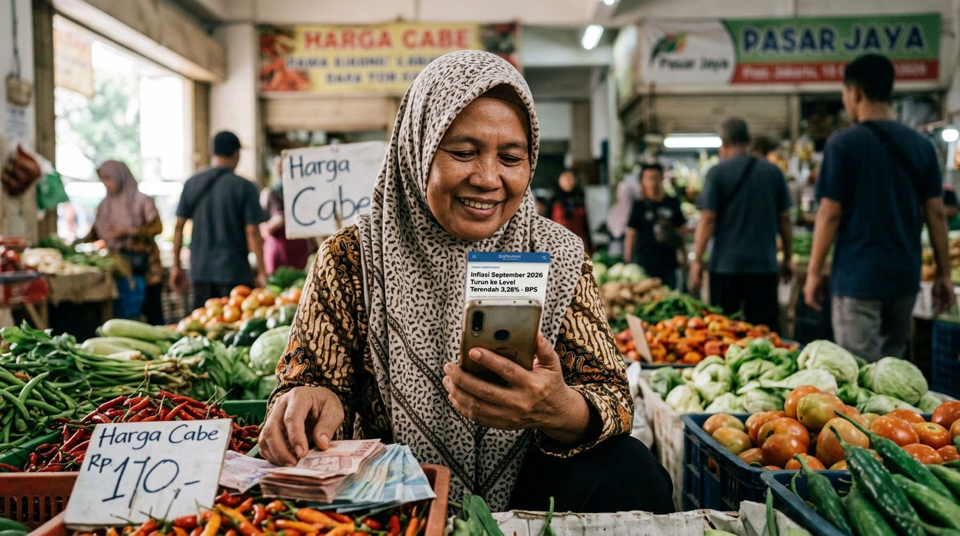 Inflasi September 2026 Turun ke Level Terendah dalam 2 Tahun