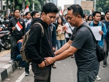 Kronologi Polisi Tak Berseragam Geled yang Viral
