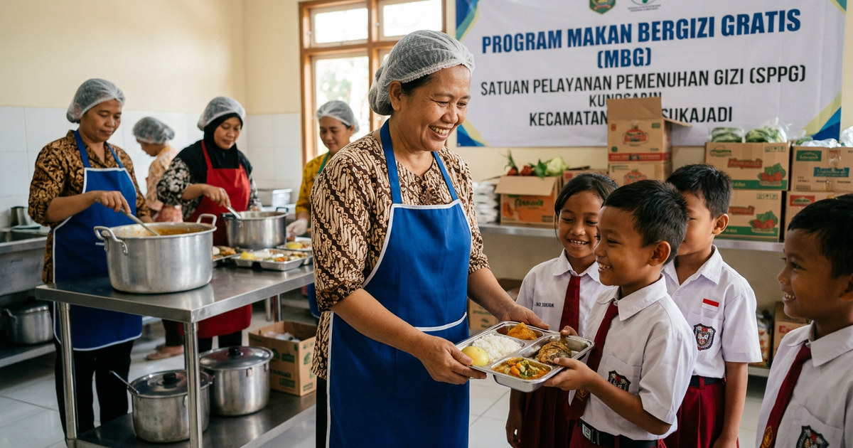 Ilustrasi artikel: Target 300 SPPG Baru Mulai Beroperasi untuk Nutrisi Anak