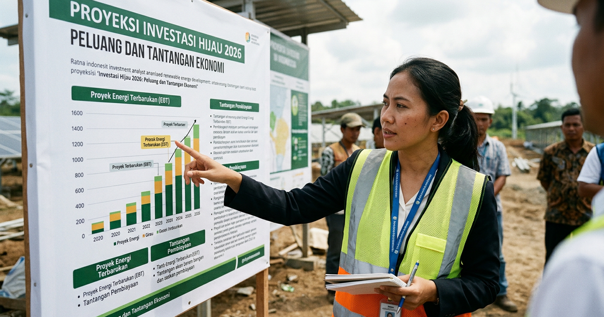 Ilustrasi artikel: Proyeksi Investasi Hijau Indonesia 2026: Peluang dan Tantangan Ekonomi