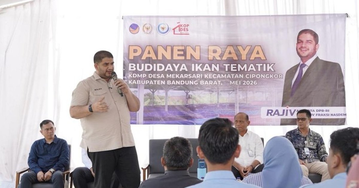 Ilustrasi artikel: Rajiv Dorong Hasil Budidaya Ikan Tawar Diserap SPPG untuk Program MBG