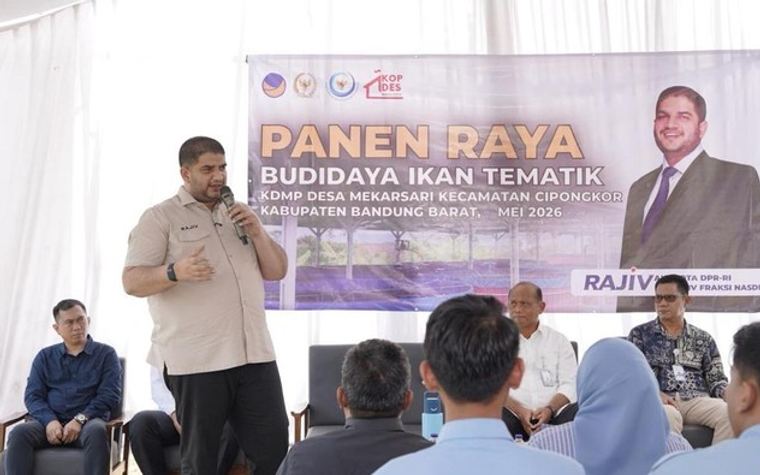 Rajiv Dorong Hasil Budidaya Ikan Tawar Diserap SPPG untuk Program MBG