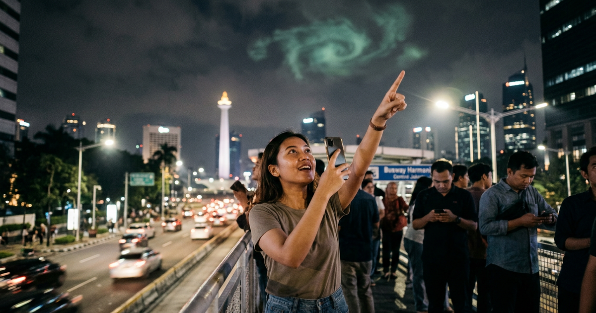 Ilustrasi artikel: Fenomena Langit Jakarta: Heboh Penampakan Aneh di Langit Jakarta 2 September 2026