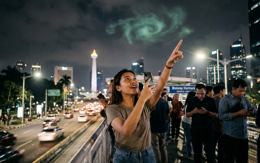Fenomena Langit Jakarta: Heboh Penampakan Aneh di Langit Jakarta 2 September 2026