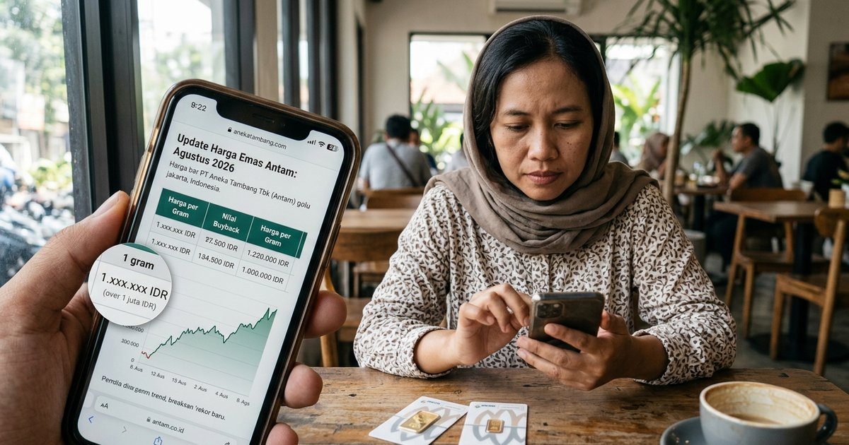 Ilustrasi artikel: Harga Emas Antam Hari Ini Tembus Rekor Baru?