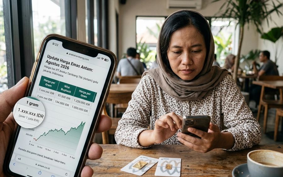 Harga Emas Antam Hari Ini Tembus Rekor Baru?