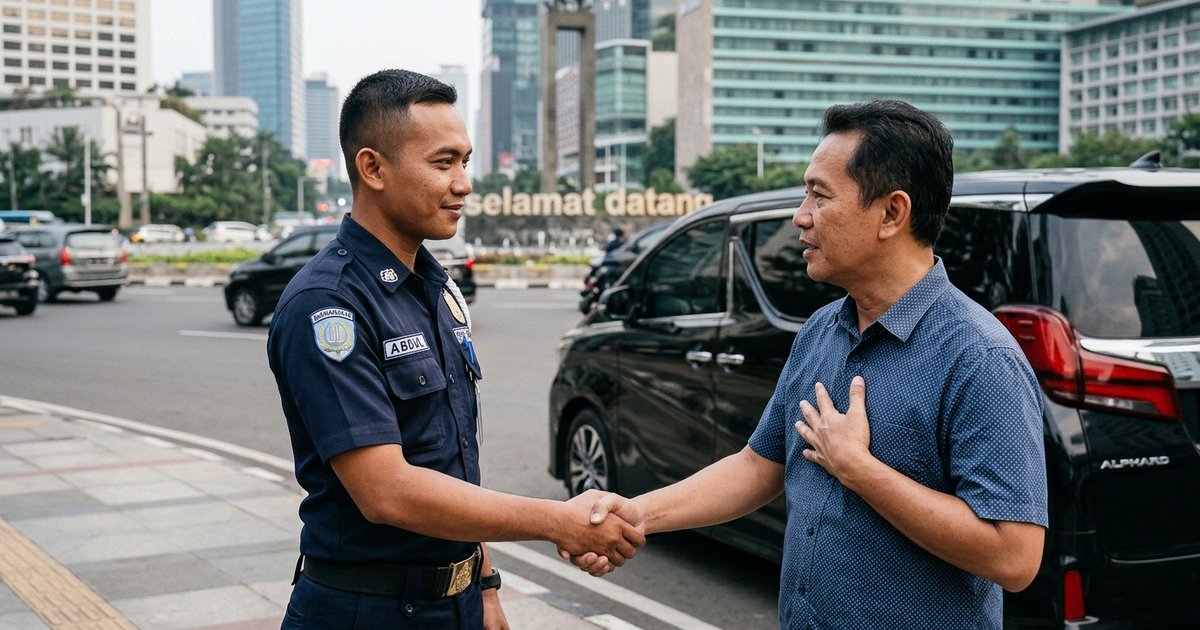 Ilustrasi artikel: Kronologi Damai Satpam Bundaran HI dan Sopir Alphard