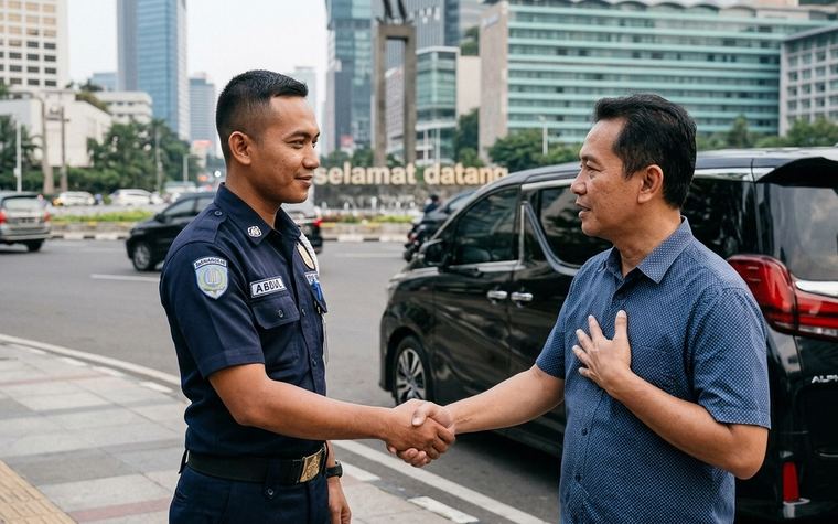 Kronologi Damai Satpam Bundaran HI dan Sopir Alphard