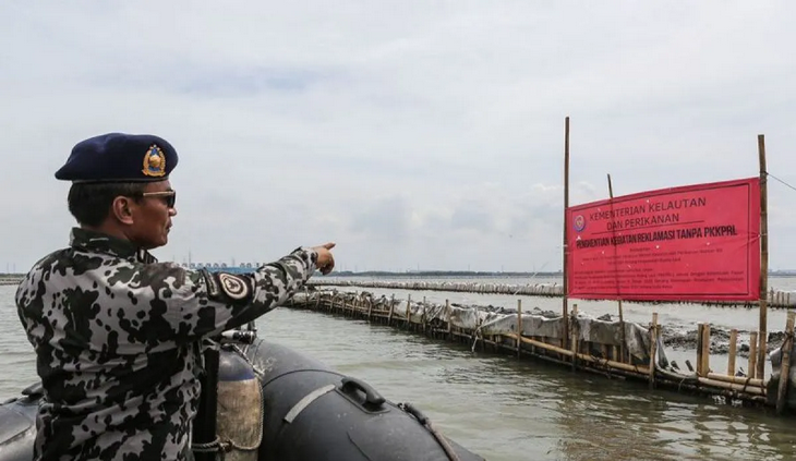KKP segel pagar laut di perairan Bekasi