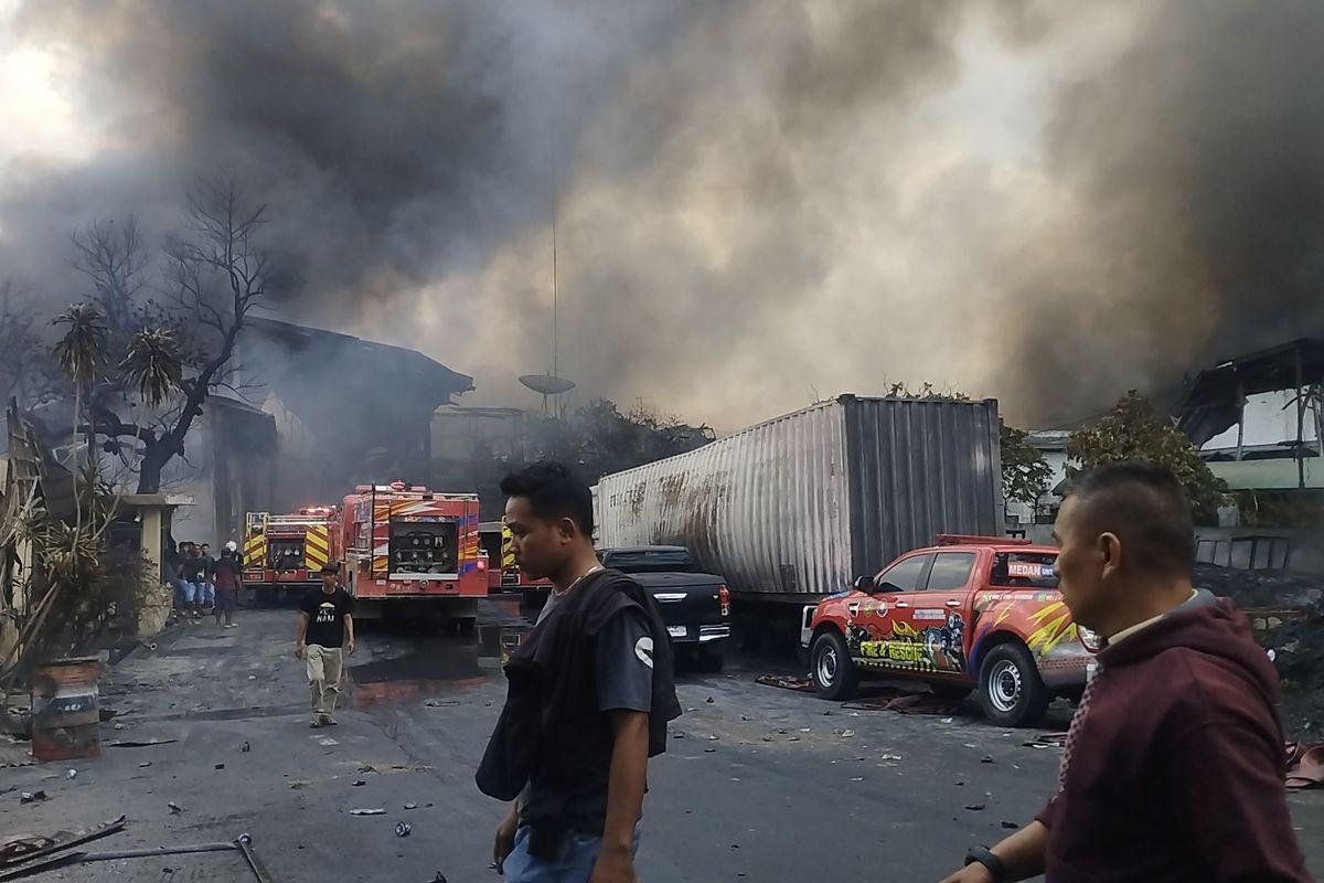 Kebakaran Pabrik Sandal Swallow, Perusahaan Tegaskan Tidak Ada Korban Jiwa