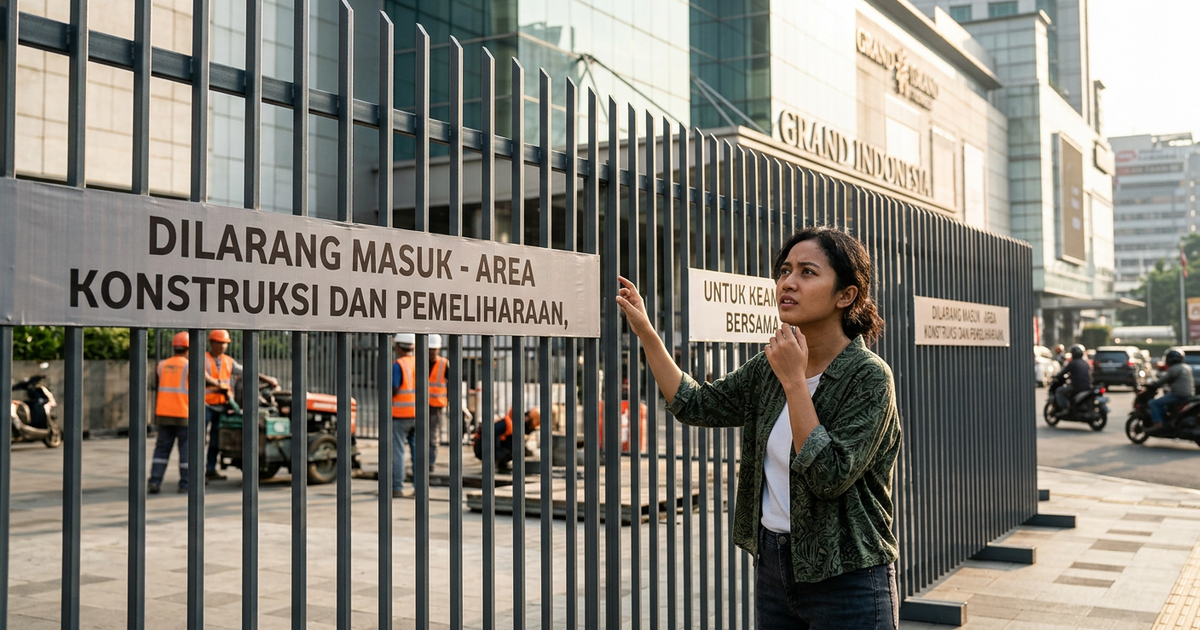 Ilustrasi artikel: Misteri Penyebab Mal Mal Besar Jakarta Surabaya Dipagari