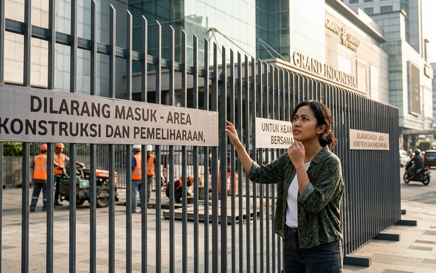 Misteri Penyebab Mal Mal Besar Jakarta Surabaya Dipagari