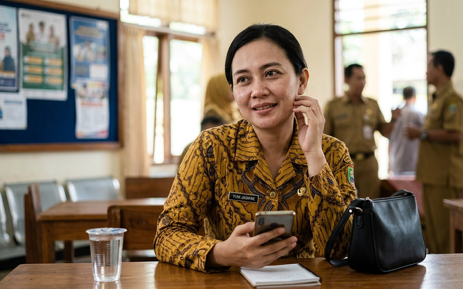 Profil Yuni Jasmine PNS Viral yang Akhirnya Pamer Wajah