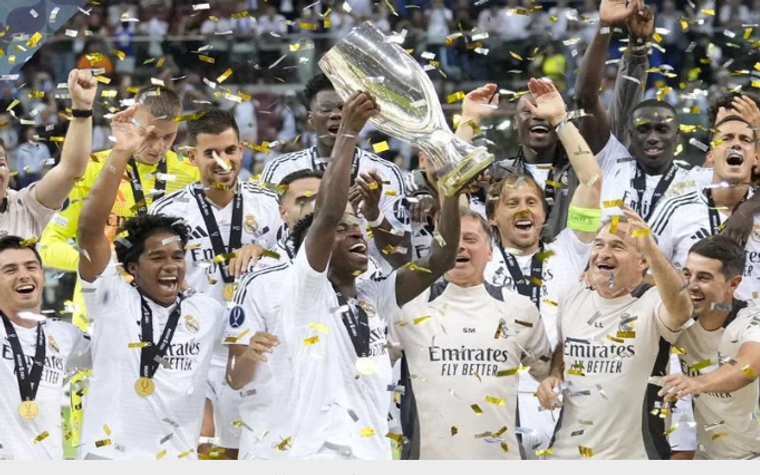 Selamat! Real Madrid Juara Piala Super Eropa 2024