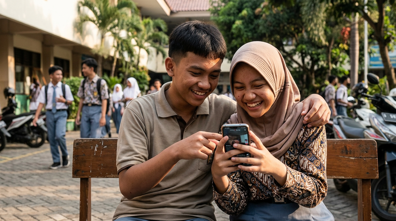 Fenomena Video Viral "Diksa dan Syaqirah" Trending di TikTok Indonesia