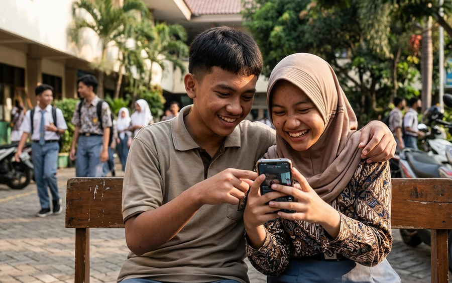 Fenomena Video Viral "Diksa dan Syaqirah" Trending di TikTok Indonesia