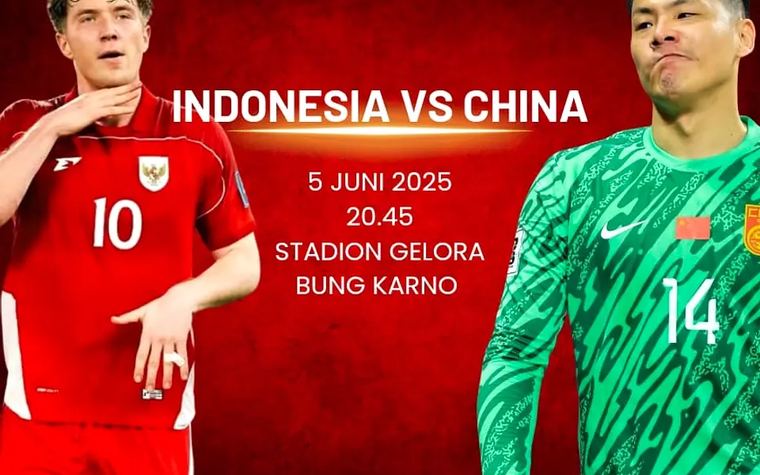 indonesia vs china laga piala dunia 2026