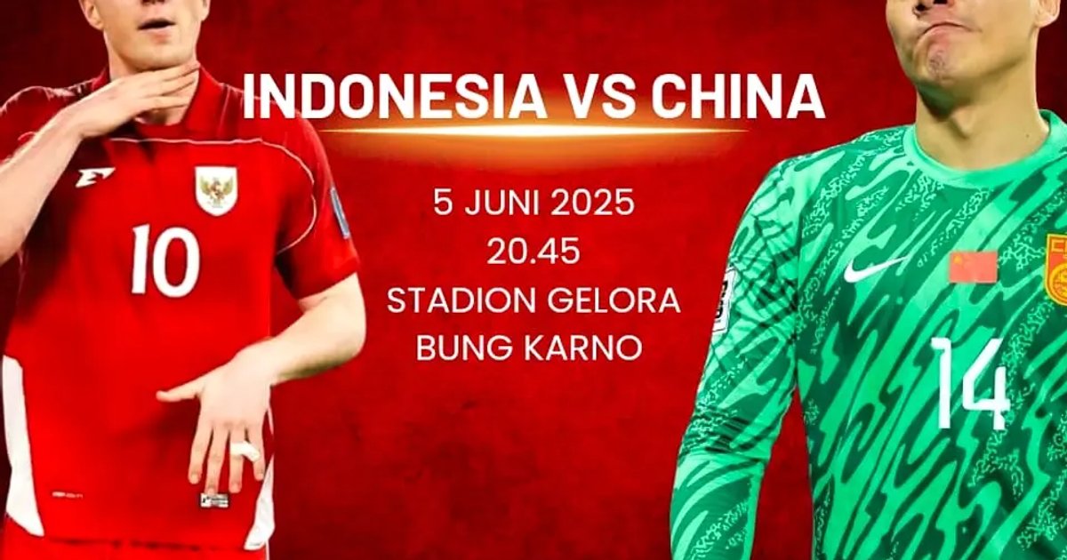 Ilustrasi artikel: indonesia vs china laga piala dunia 2026