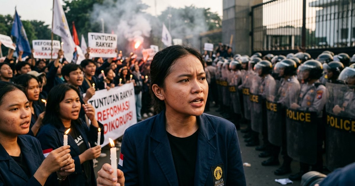 Ilustrasi artikel: Viral Video Demo Mahasiswa DPR yang Heboh