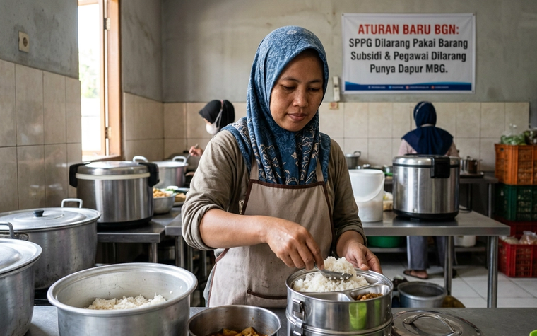 Aturan Baru BGN: SPPG Dilarang Pakai Barang Subsidi