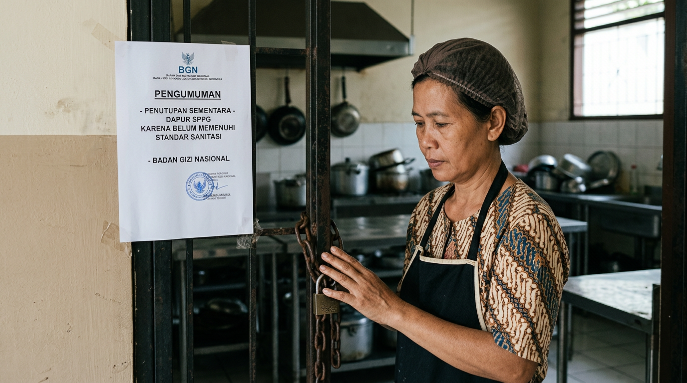 Evaluasi Terbaru Standar Sanitasi SPPG Pasca Penutupan 1.999 Dapur