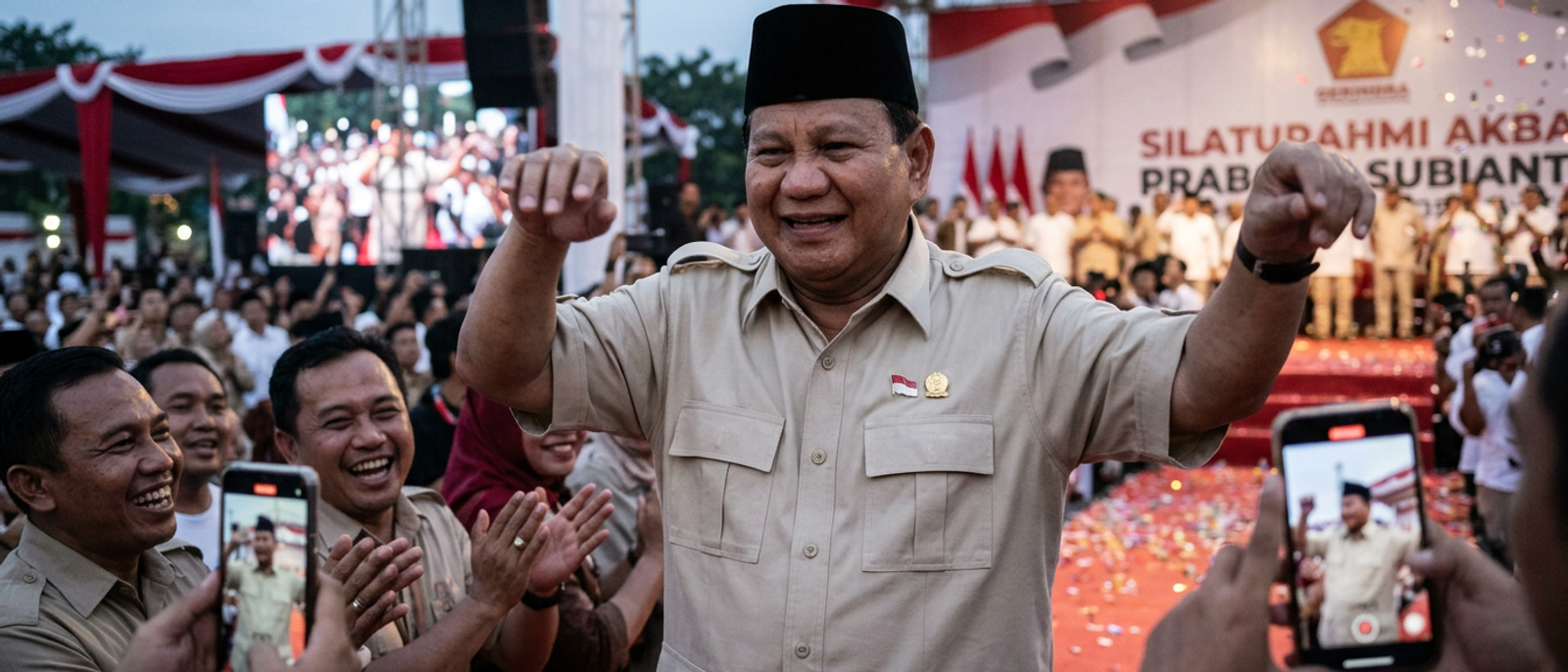 Video Prabowo Joget Trending di Media Sosial Hari Ini