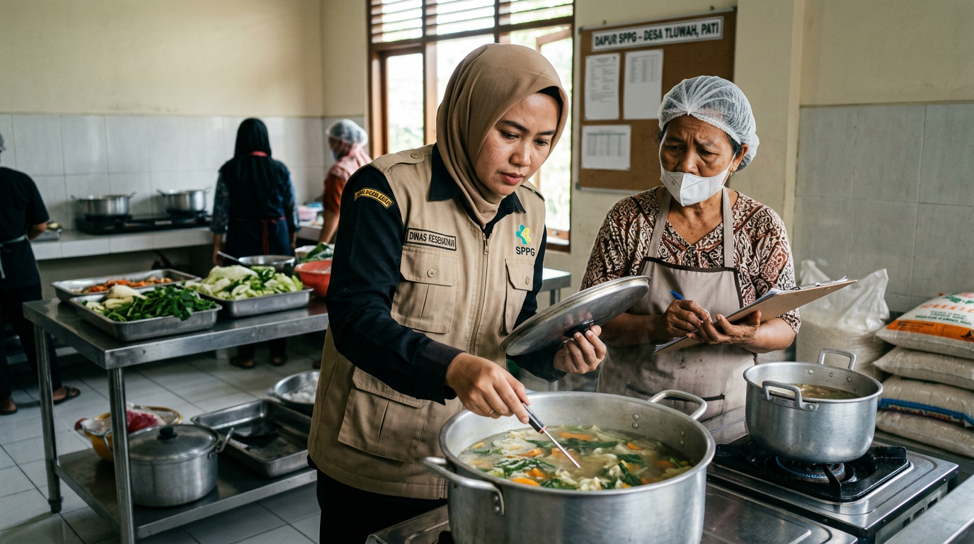 Pemerintah Perkuat Pengawasan Dapur SPPG Pasca Kasus Keracunan di Pati