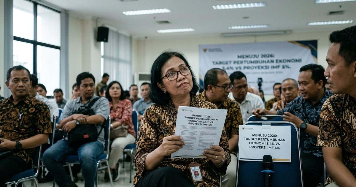 Ilustrasi artikel: Proyeksi Pertumbuhan Ekonomi Indonesia 2026: Target 5,4% vs Ramalan IMF