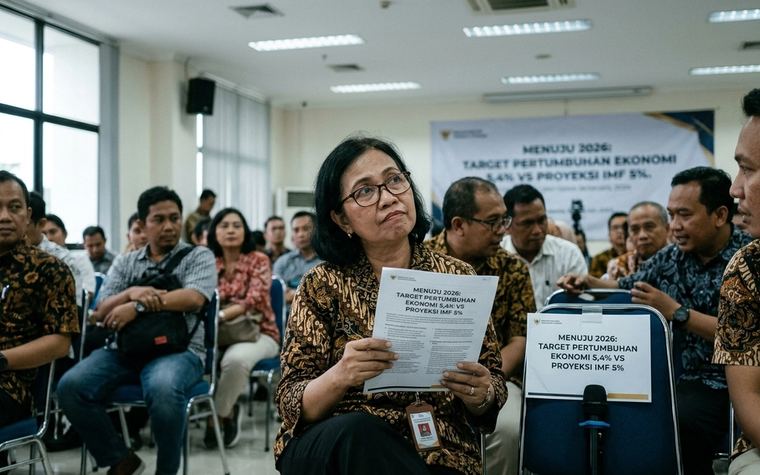 Proyeksi Pertumbuhan Ekonomi Indonesia 2026: Target 5,4% vs Ramalan IMF