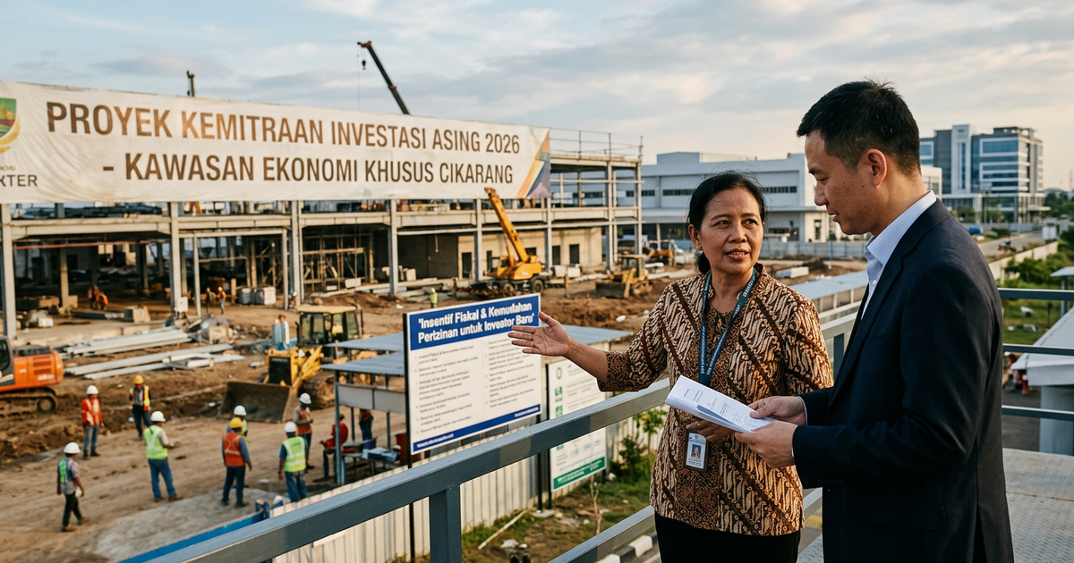 Ilustrasi artikel: Strategi Baru Pemerintah untuk Mendorong Investasi Asing di Indonesia 2026