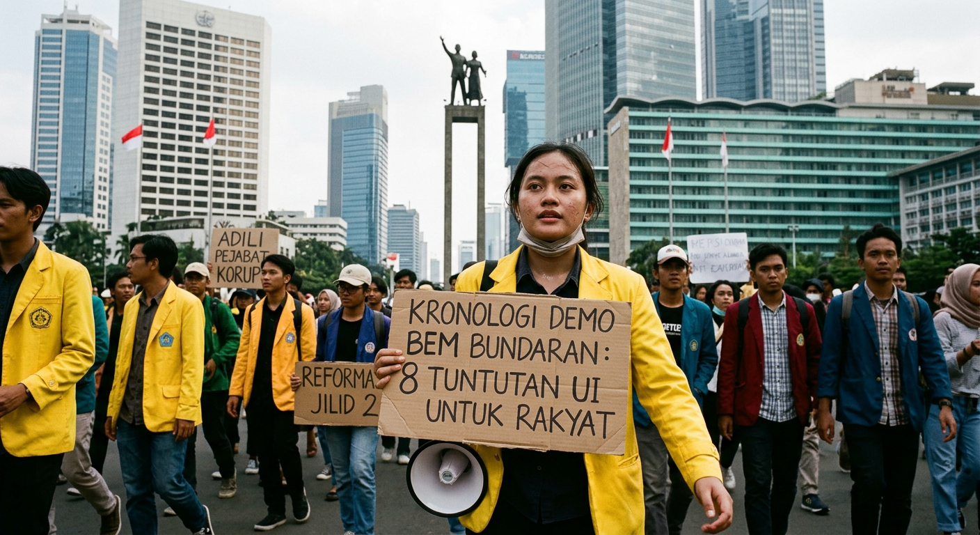 Kronologi Demo BEM Bundaran Yang Mengguncang Jakarta