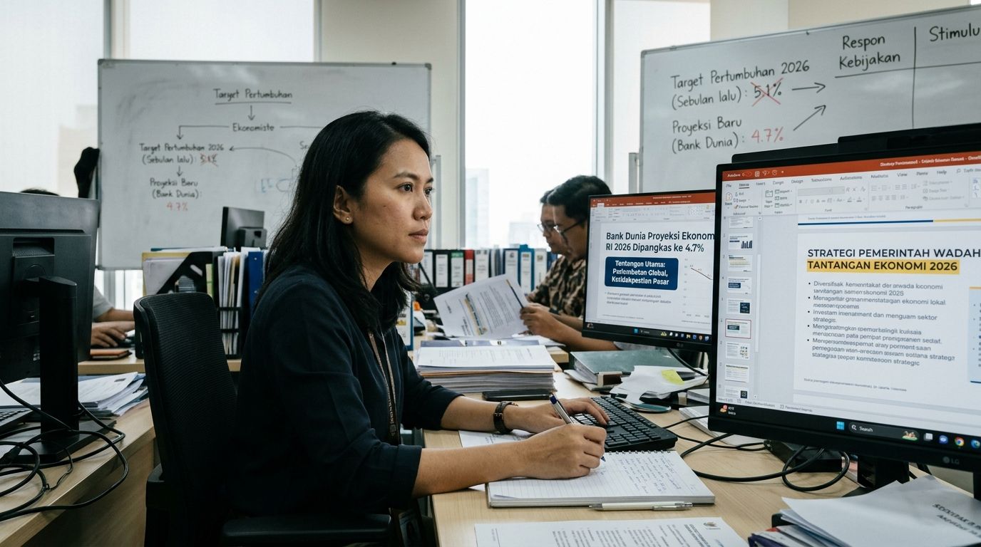 Strategi RI Hadapi Pemangkasan Proyeksi Ekonomi Bank Dunia 2026