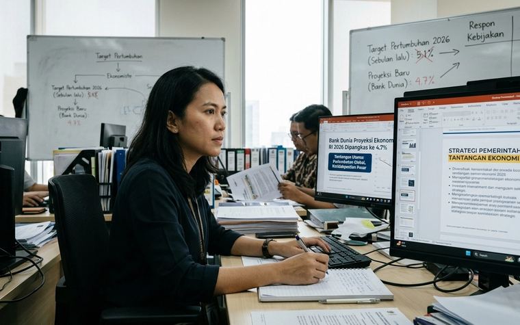 Strategi RI Hadapi Pemangkasan Proyeksi Ekonomi Bank Dunia 2026