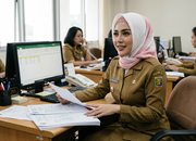 Kisah Viral Yuni Jasmine PNS dengan Dagu Lancip Unik