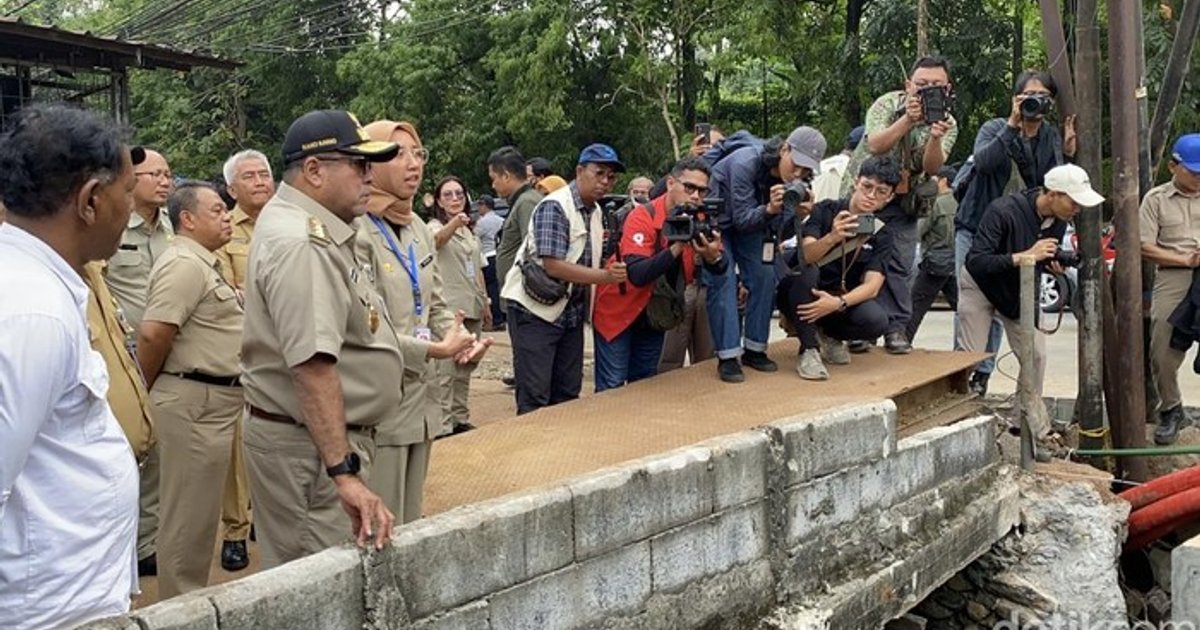 Rano Karno Apresiasi Perbaikan Jalan Amblas di Lenteng Agung, Rampung Hanya 5 Hari