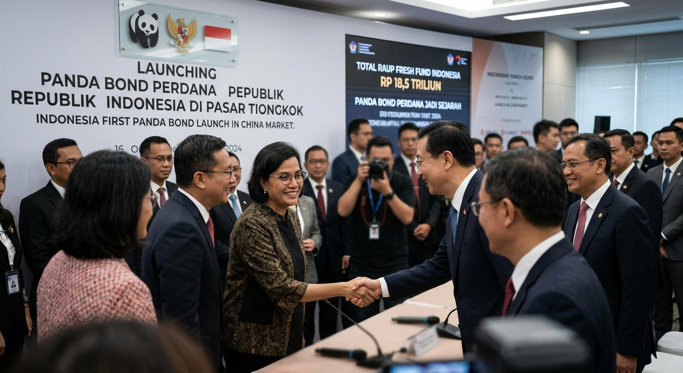 Indonesia Resmi Terbitkan Panda Bond Perdana, Raup Rp18 T