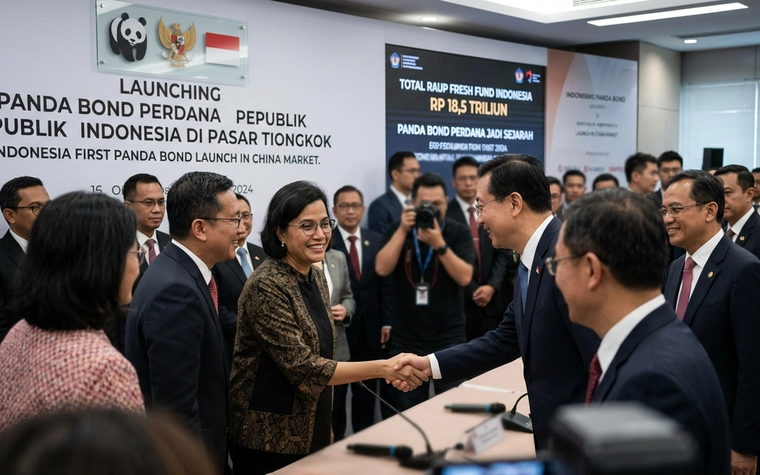 Indonesia Resmi Terbitkan Panda Bond Perdana, Raup Rp18 T